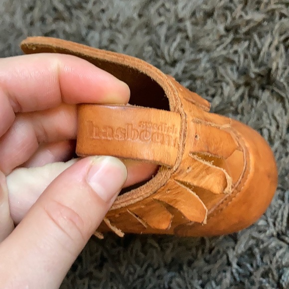 SOLD Swedish Hasbeens Brown Leather Ankle Boots - Picture 3 of 6